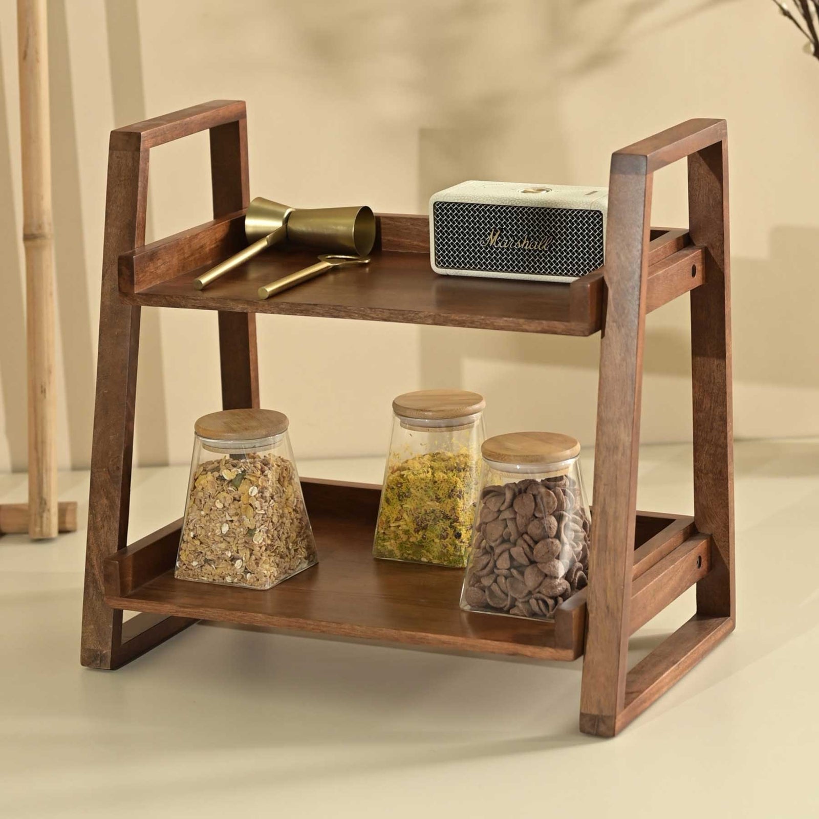 Solid Versatile Wooden Kitchen Organizer | Spice Rack