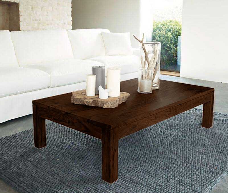Solid Wood Voted Coffee Table Grand Walnut