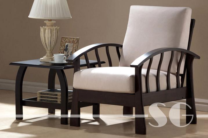 Solid Wood Raj Sofa Single Seater