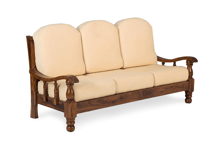 Solid Wood Maharaja Grand Sofa 3 Seater