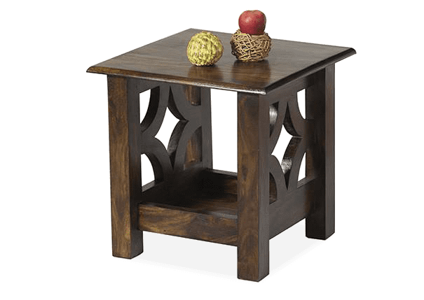 Solid Wood Criss Side Table