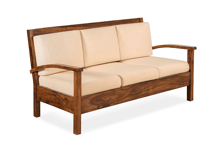 Solid Wood Vernor Sofa 3 Seater
