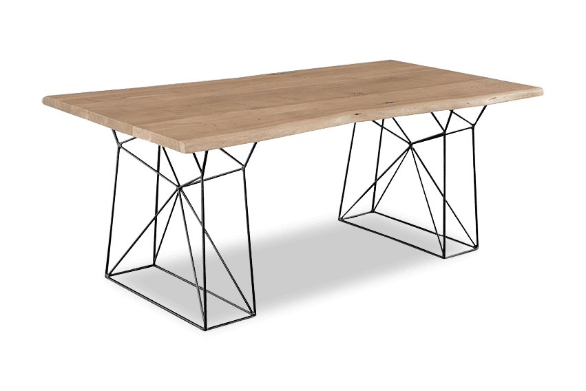 Solid Wood INDIANA Bare Dining Table