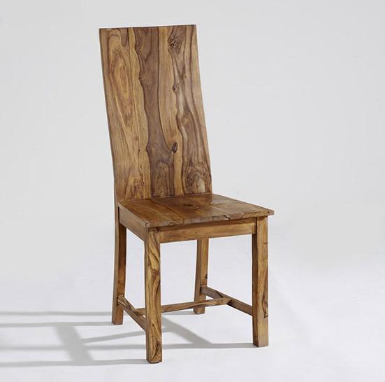Solid Wood Capital Chair