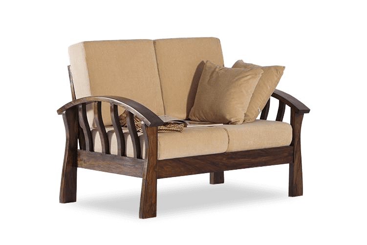 Solid Wood Raj Sofa 2 Seater
