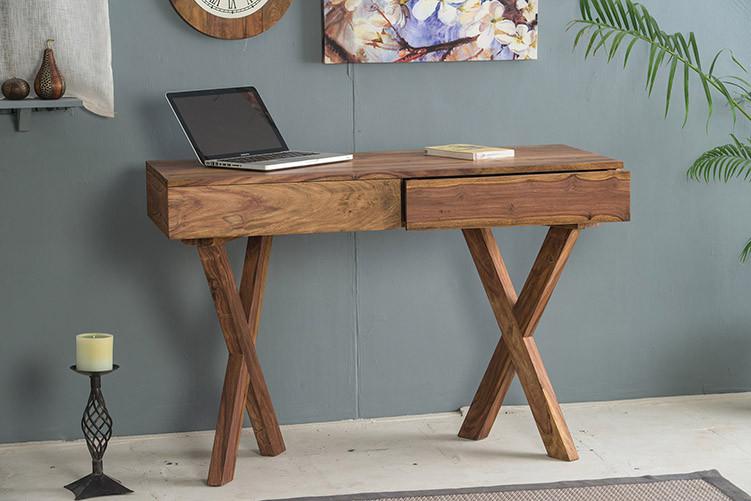 Solid Wood Charlie Study Table with 2 Drawers