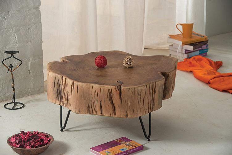 Solid Wood INDIANA One Coffee Table