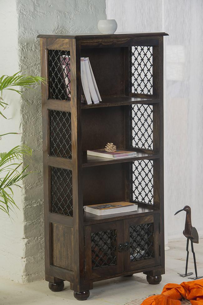 Solid Wood Jail Bookcase
