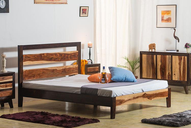 Solid Wood Eter Bed