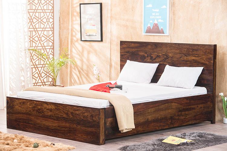 Solid Wood Bolt Bed with Storage
