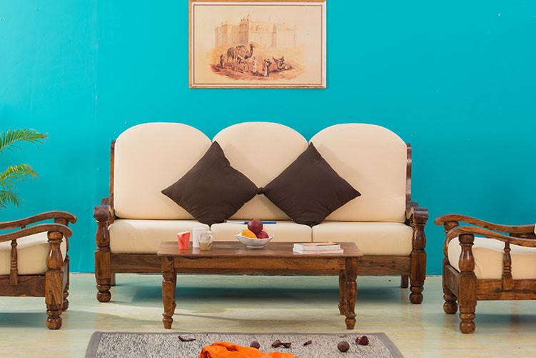 Solid Wood Maharaja Grand Sofa Set