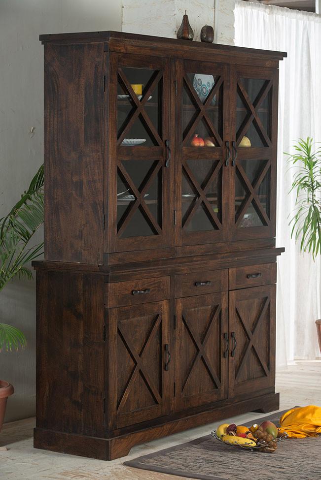 Solid Wood Crossia Kitchen Cabinet Grand