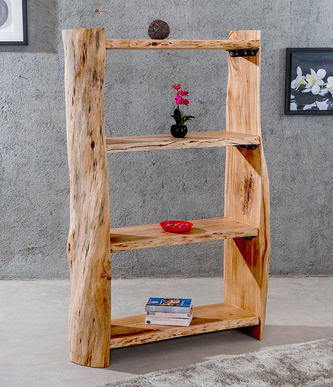 Wooden LOG Indiana Thar Bookcase