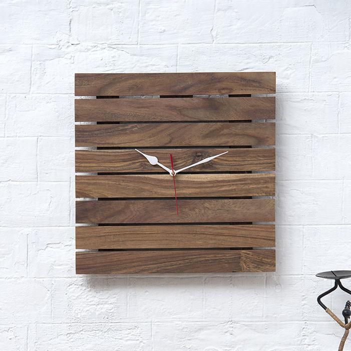HATTAN - Solid Wood Clock