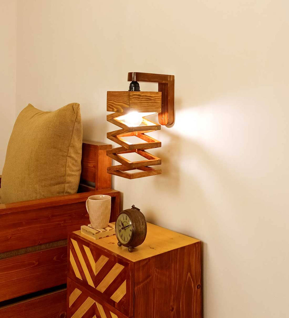 Wood wall clearance lamp design