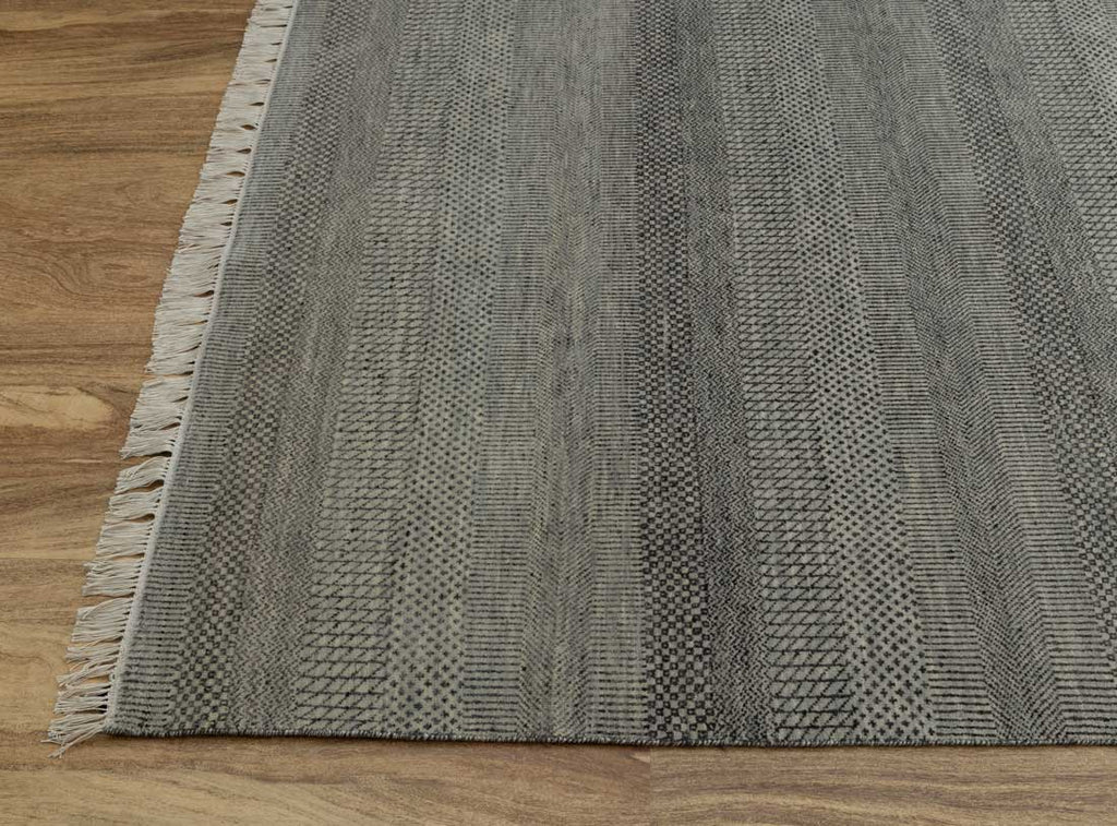 Luxury - Mandia Grey Wool & Bamboo Silk Hand Knotted Premium Carpet