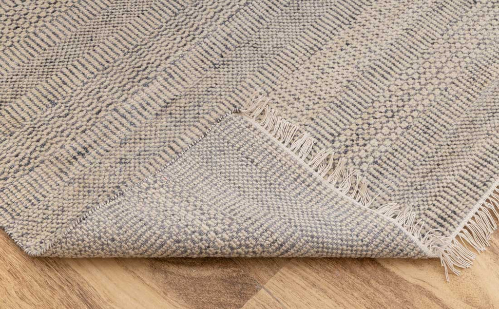 Luxury - Celestine Beige Silver Wool & Bamboo Silk Hand Knotted Premium Carpet