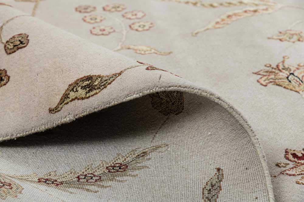 Luxury - Kasbah Beige Wool & Silk Hand Knotted Premium Carpet