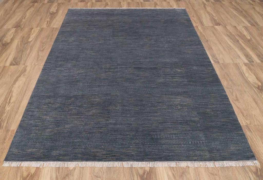 Luxury - Oak Grey Gold Wool & Bamboo Silk Hand Knotted Premium Carpet