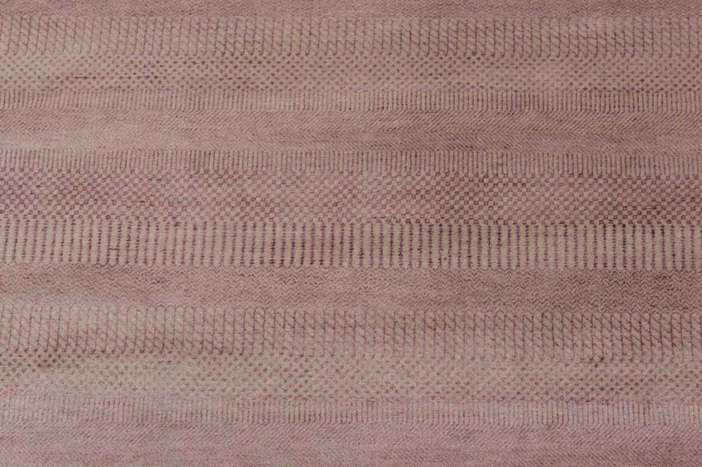 Luxury - Abstract Beige Pink Wool & Bamboo Silk Hand Knotted Premium Carpet