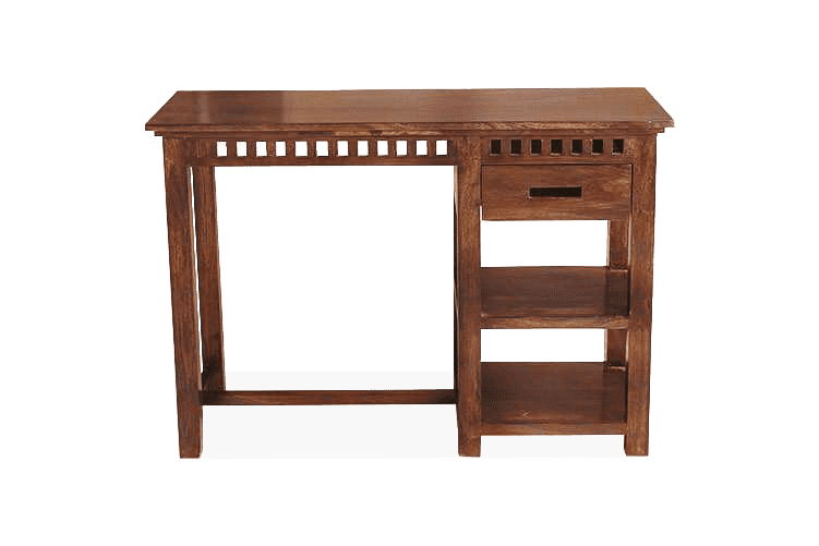 Buy Solid Wood Kuber Writing Study Table Online | New Launches Study ...