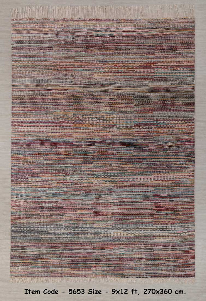 Luxury - Candy Multi Wool & Bamboo Silk Hand Knotted Premium Carpet