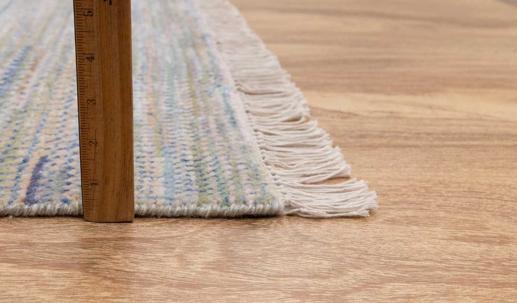 Luxury - Rancjo Grey Multi Wool & Bamboo Silk Hand Knotted Premium Carpet