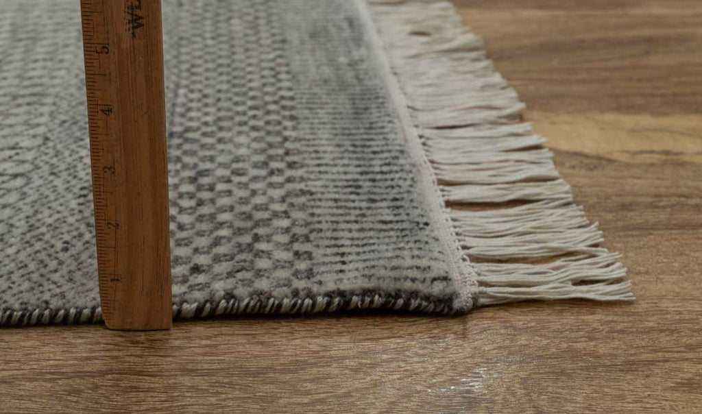 Luxury - Mandia Grey Wool & Bamboo Silk Hand Knotted Premium Carpet