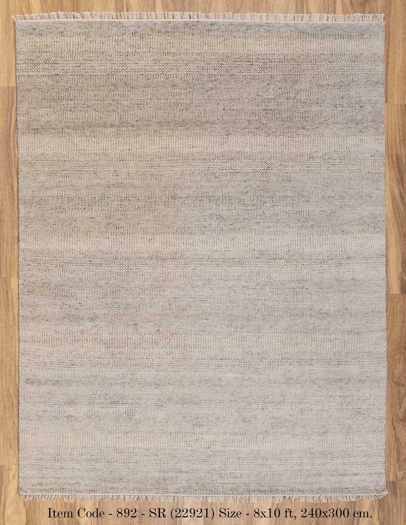 Luxury - Celestine Beige Silver Wool & Bamboo Silk Hand Knotted Premium Carpet