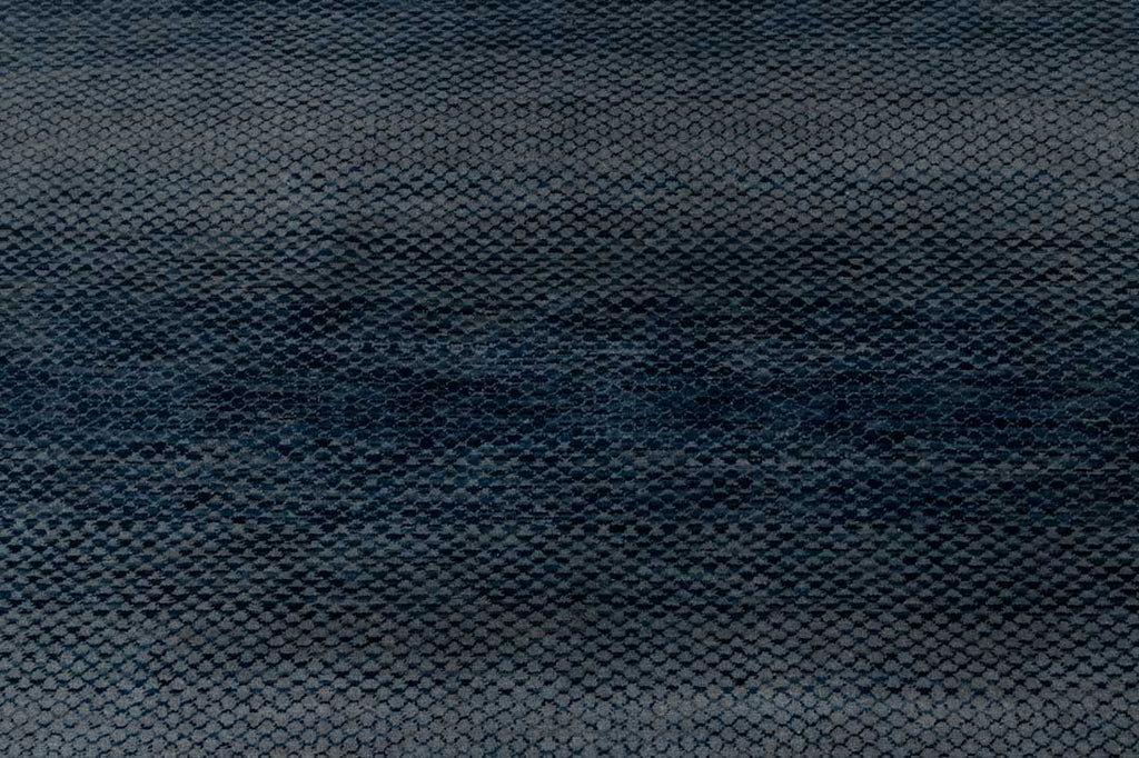 Luxury - Claude Grey Blue Wool & Bamboo Silk Hand Knotted Premium Carpet