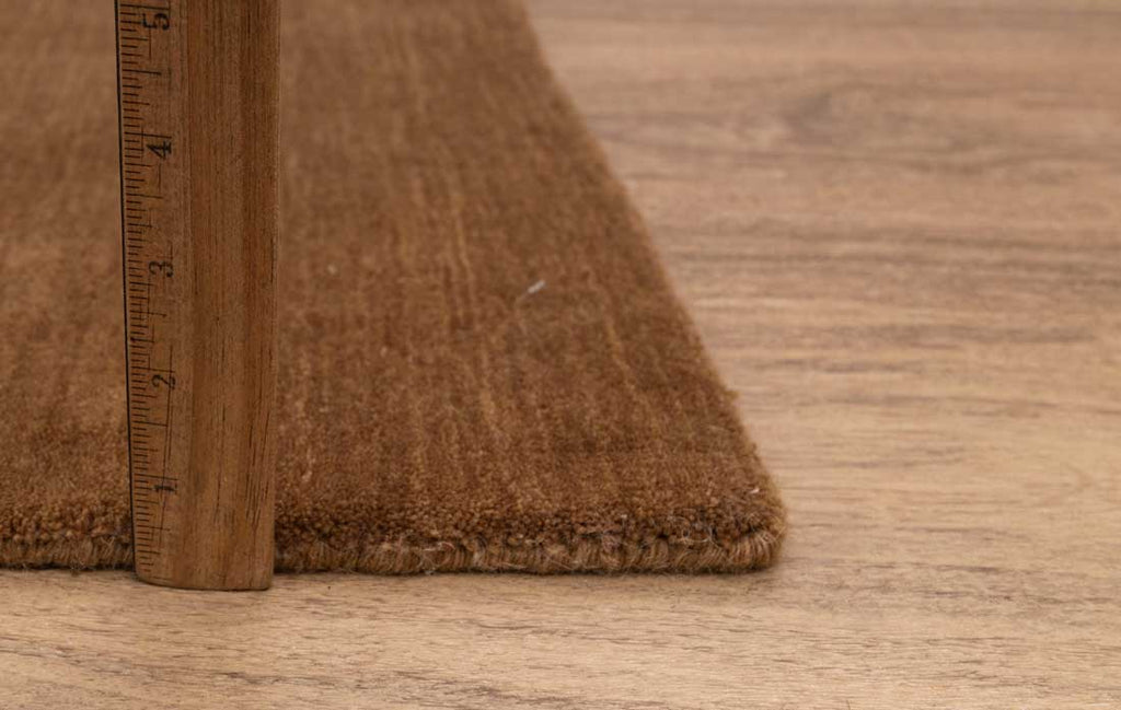 Luxury - Ombre Sand Brown New Zealand Wool Hand Loom Premium Carpet