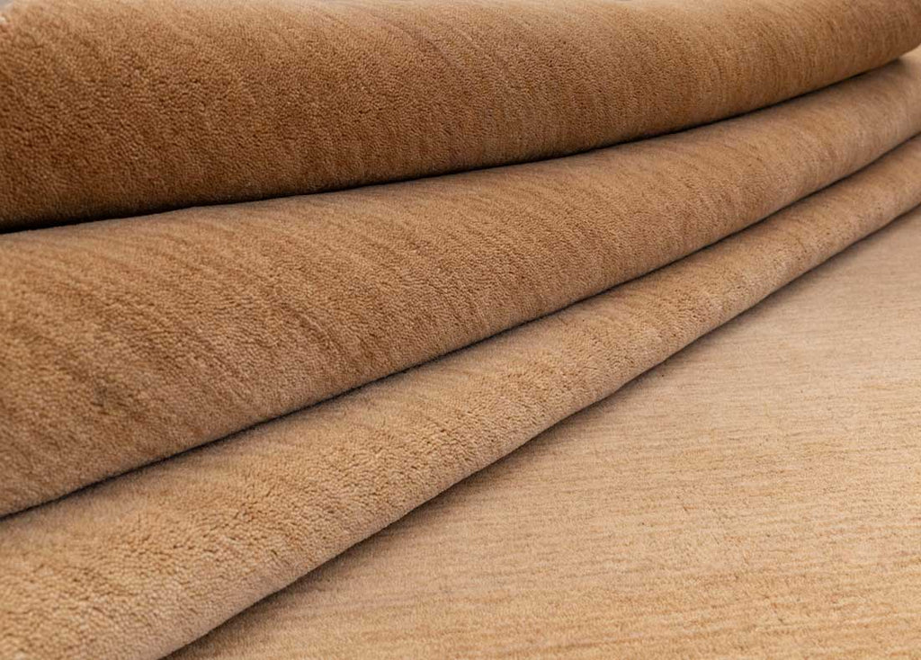 Luxury - Ombre Dust Beige Brown New Zealand Wool Hand Loom Premium Carpet