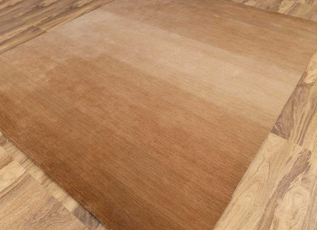 Luxury - Ombre Dust Beige Brown New Zealand Wool Hand Loom Premium Carpet