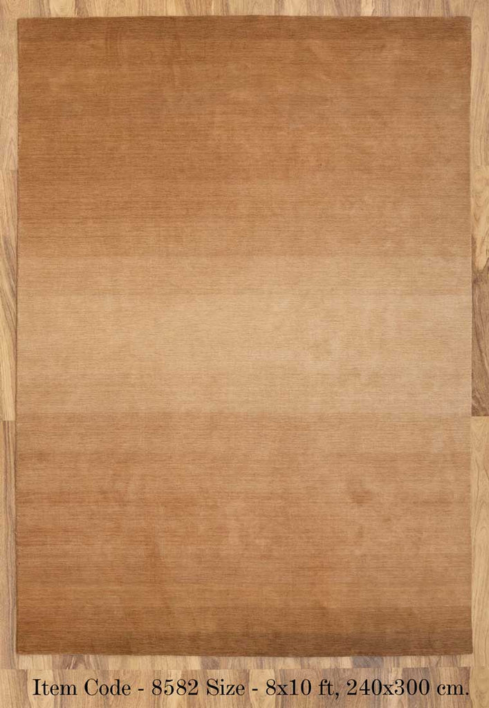 Luxury - Ombre Dust Beige Brown New Zealand Wool Hand Loom Premium Carpet