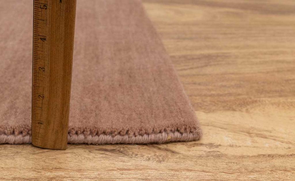 Luxury - Ombre Husk Light Brown New Zealand Wool Hand Loom Premium Carpet
