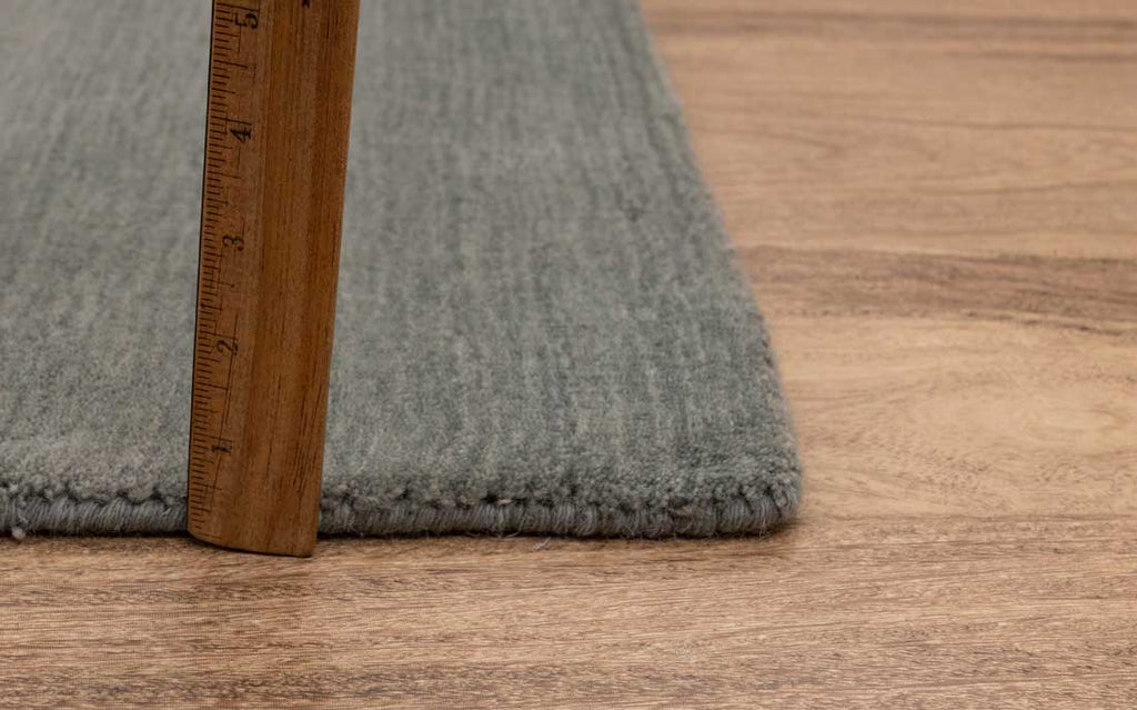 Luxury - Ombre Sunset Grey Mustard New Zealand Wool Hand Loom Premium Carpet