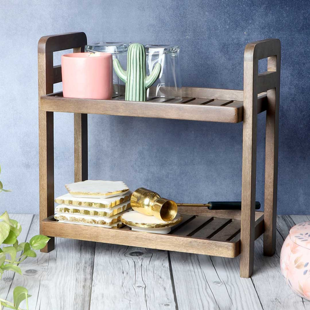 Solid Wood Cocoa Organizer