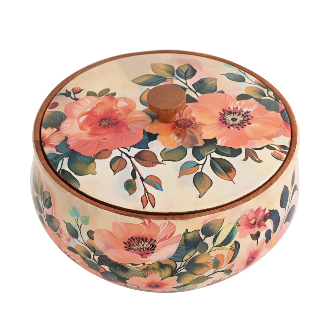 Buy Solid Pastel Flora Roti Box Online | New Launches Kitchenware ...