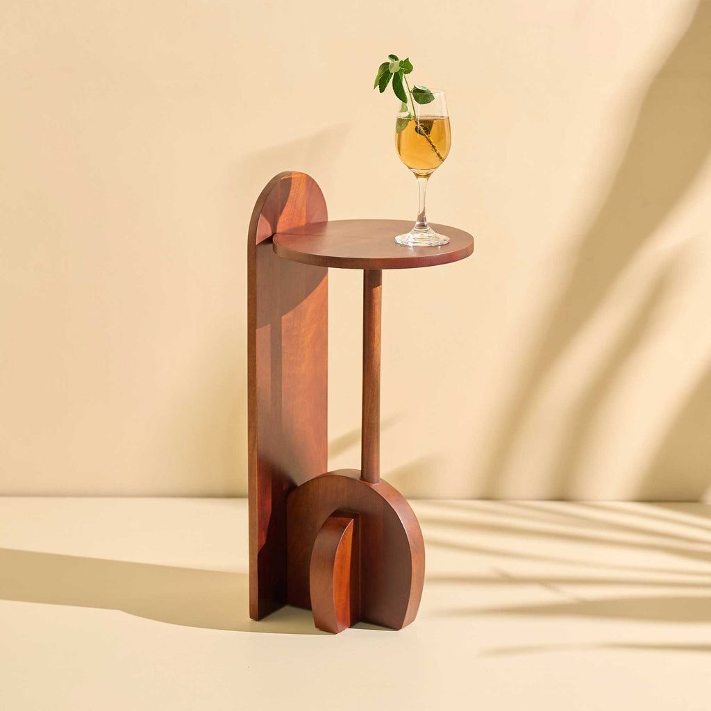 Solid Wood Monar Drink Table