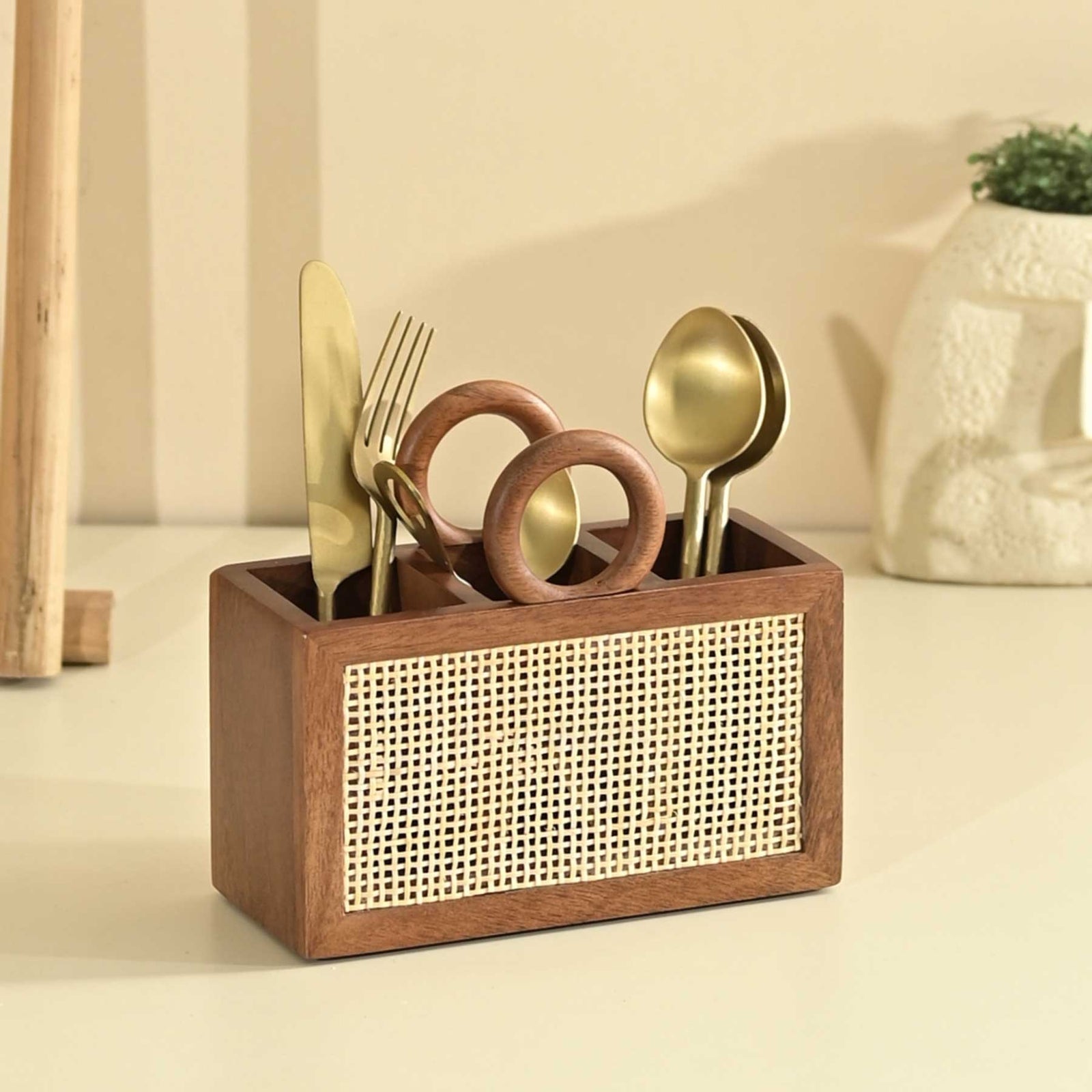 Solid Tresso Nest Cutlery Holder | Spoon Holder