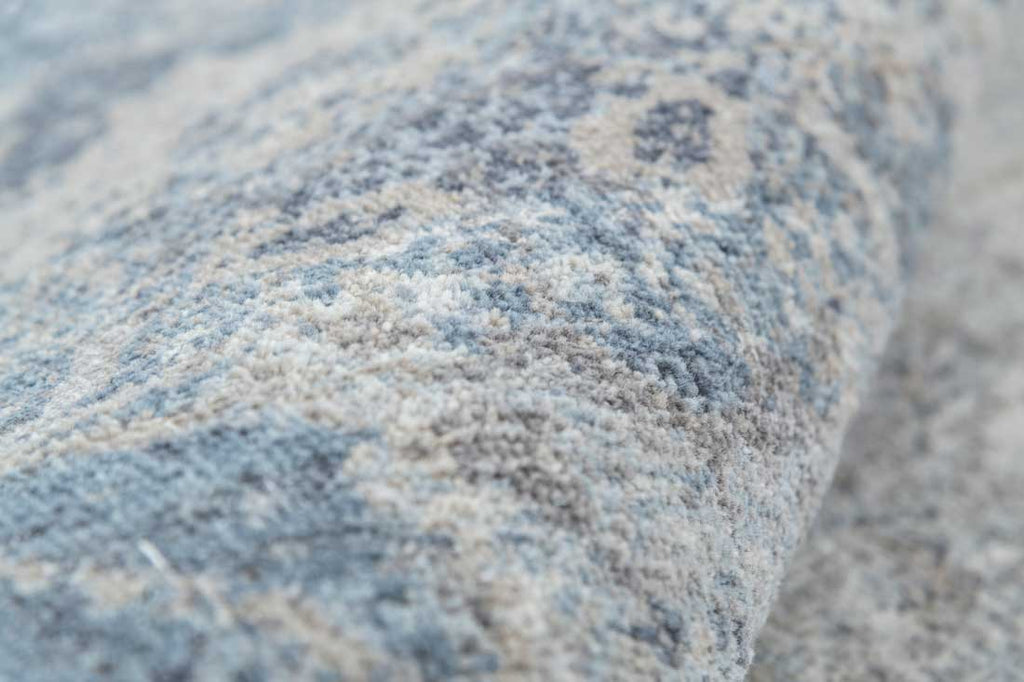 Luxury - Eternal Grey Blue Woolen Hand Knotted Premium Carpet