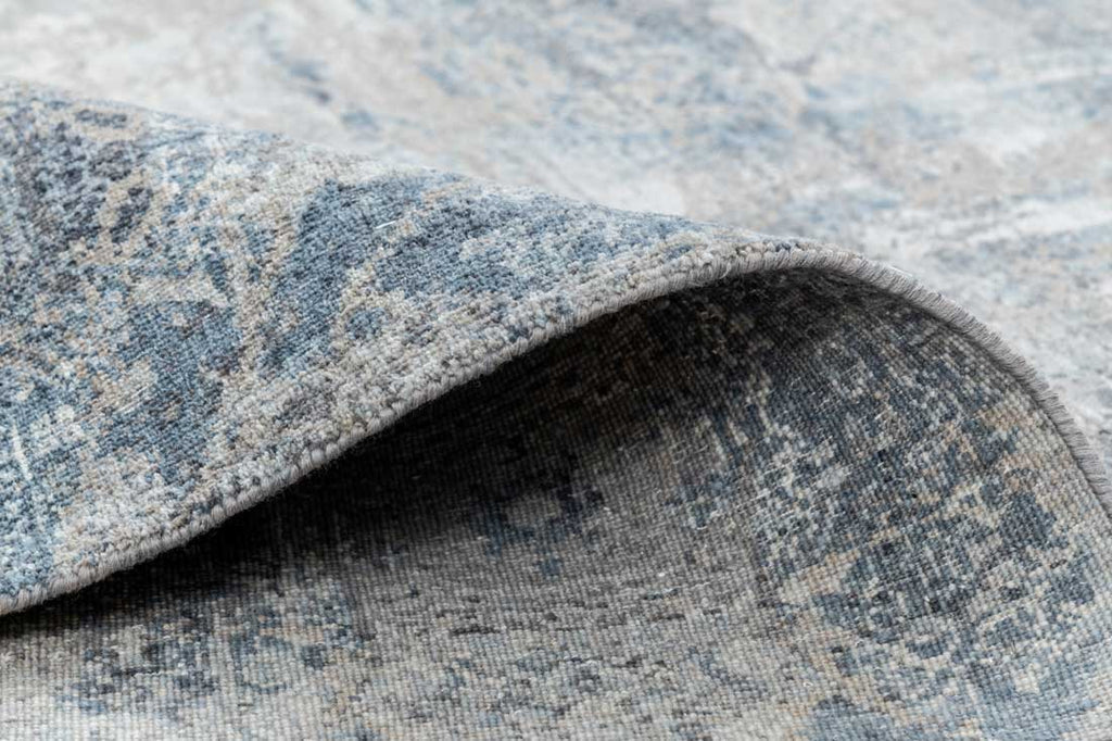 Luxury - Eternal Grey Blue Woolen Hand Knotted Premium Carpet