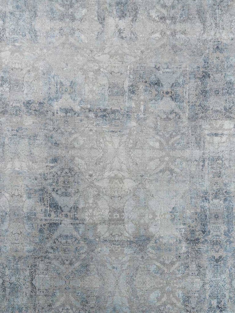 Luxury - Eternal Grey Blue Woolen Hand Knotted Premium Carpet
