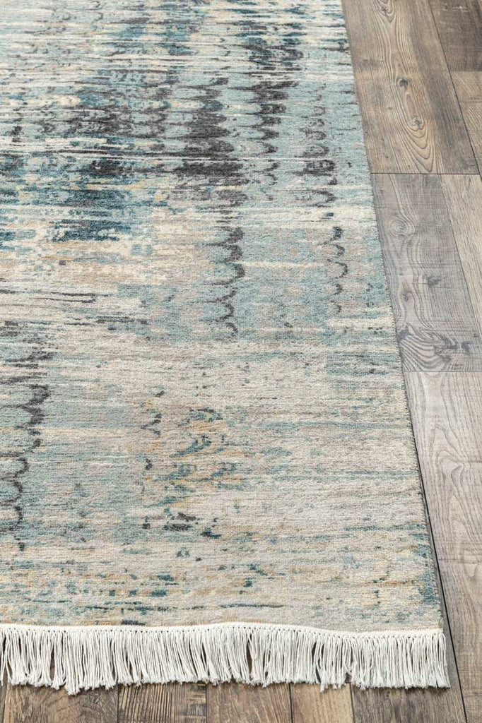 Luxury - Eternal Grey Blue Woolen Hand Knotted Premium Carpet
