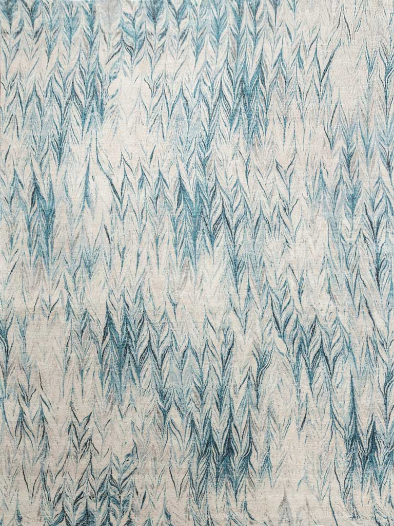 Luxury - Eternal Grey Blue Woolen Hand Knotted Premium Carpet