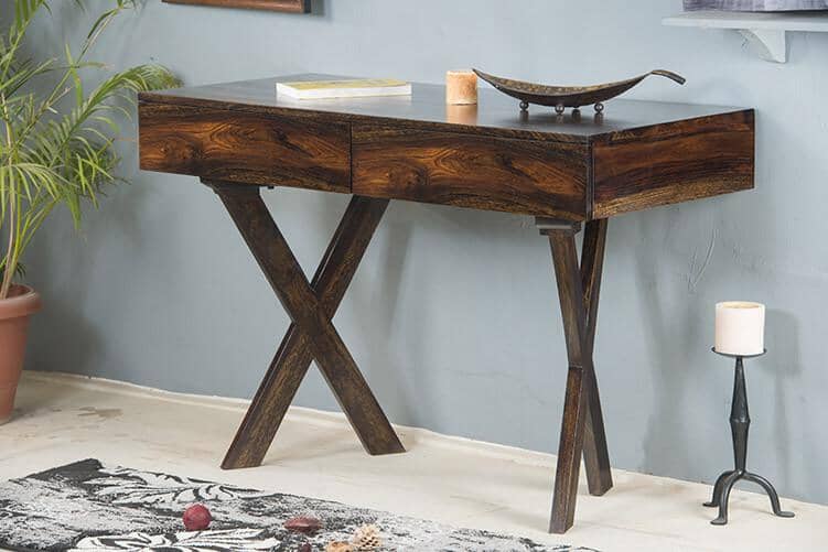 Solid Wood Sheesham Study table - Walnut Finish