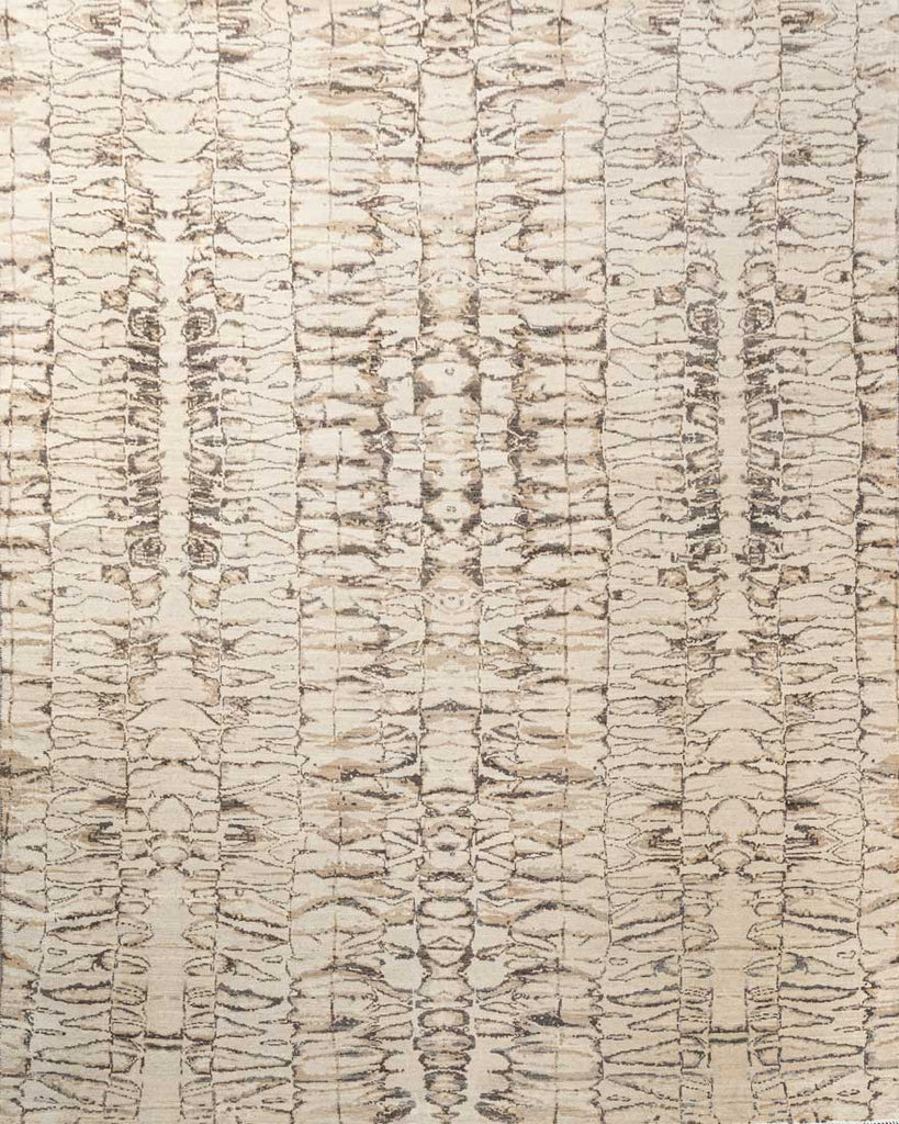 Luxury - Pristine Beige Brown Woolen Hand Knotted Premium Carpet
