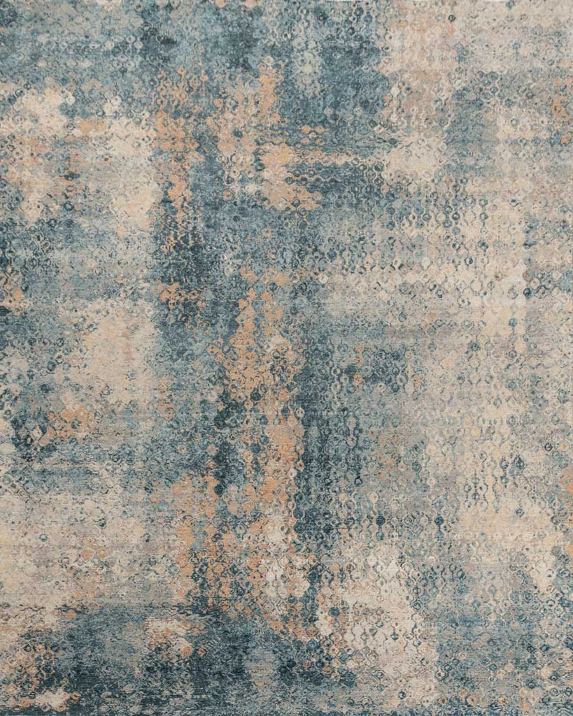 Luxury - Eternal Grey Blue Woolen Hand Knotted Premium Carpet