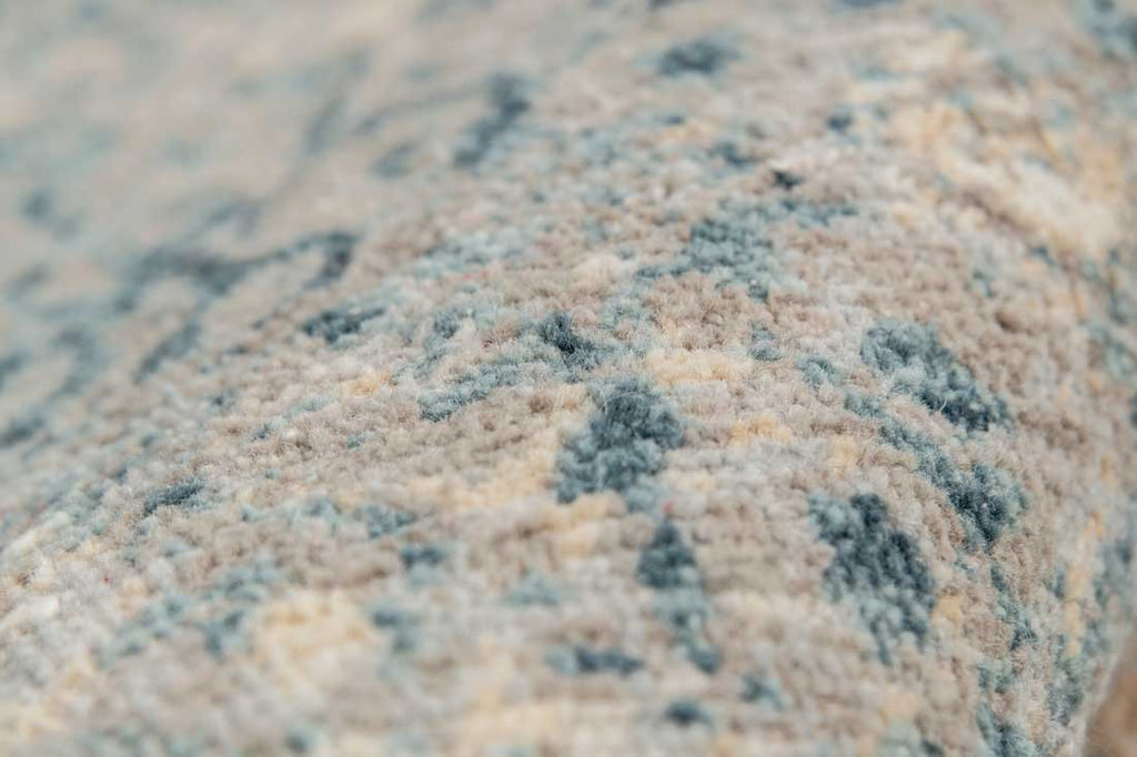 Luxury - Eternal Grey Blue Woolen Hand Knotted Premium Carpet