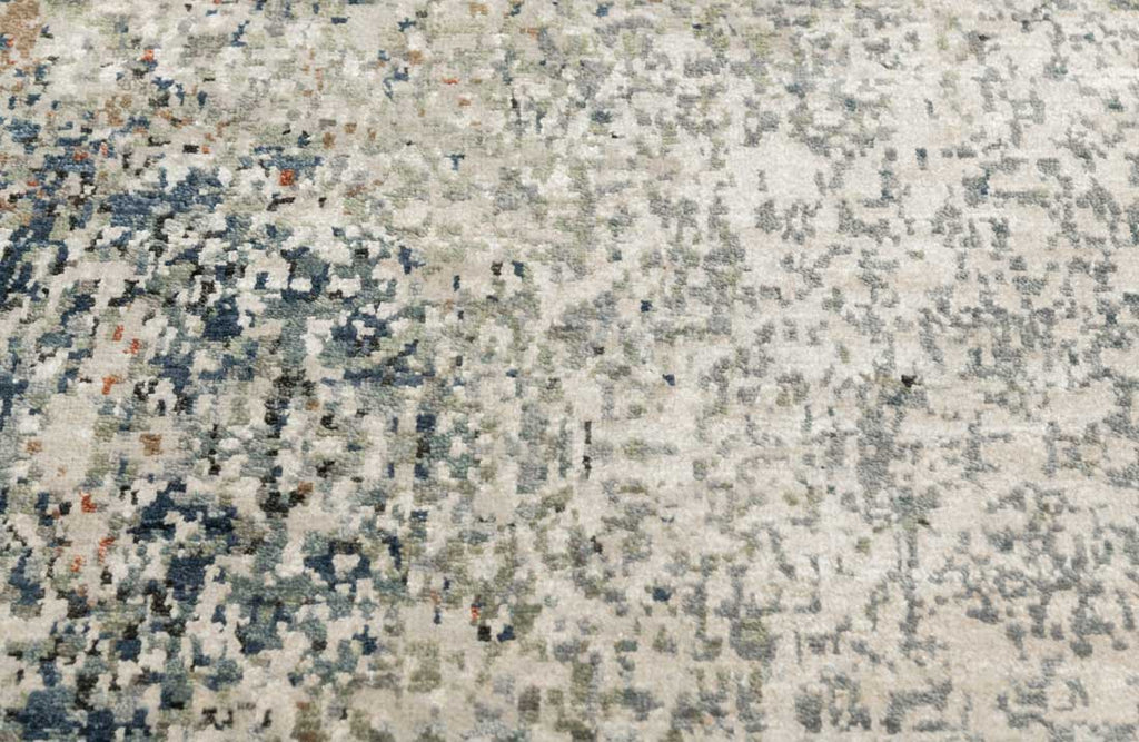 Luxury - Pristine Charcoal Grey Wool & Viscose Hand Knotted Premium Carpet